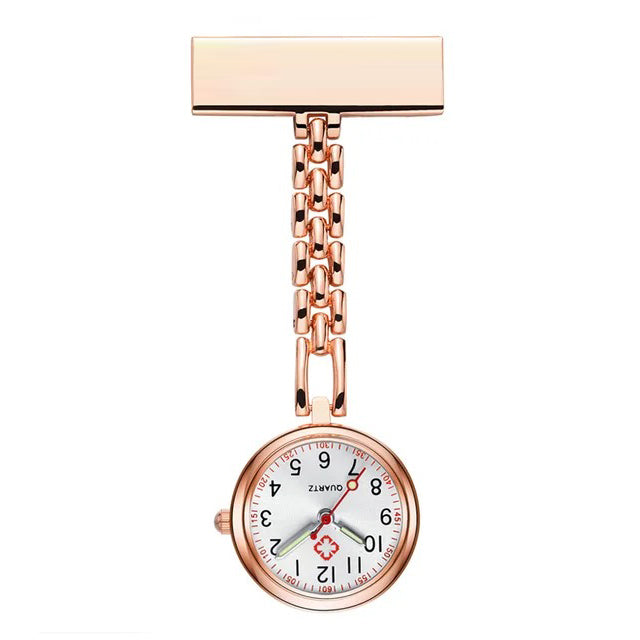 Montre d'infirmière à broche - Personnalisable avec Nom, Logo, Fonction