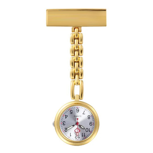 Montre d'infirmière à broche - Personnalisable avec Nom, Logo, Fonction
