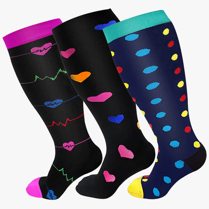🩺 Découvrez le Confort Ultime : Nos Chaussettes de Compression Grand Confort (2XL, 3XL, 4XL) pour Infirmières et Soignants aux Gros Mollets ! 🧦
