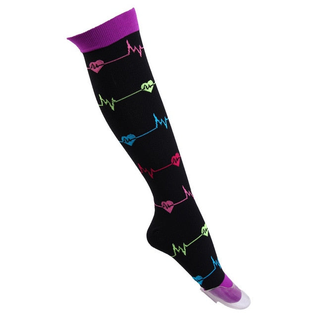 Chaussettes de compression rythme cardique