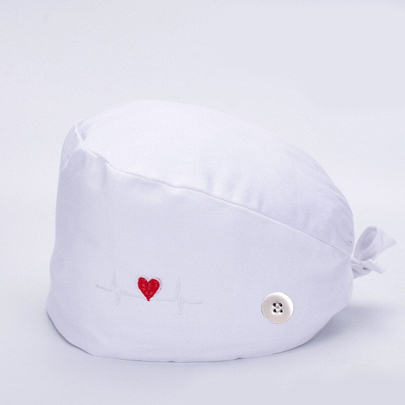 Calot chirurgical avec attache masque