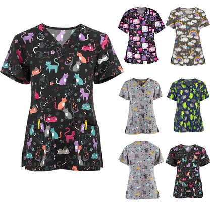 Blouse médicale - vêtement soignant mixte - haut - manche courte