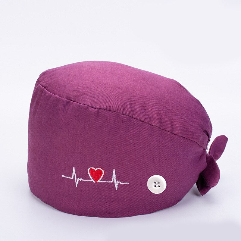 Calot chirurgical avec attache masque