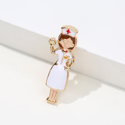 Idée cadeaux, Lot de 10 broches médicales colorées