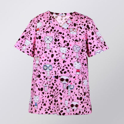 Blouse médicale - vêtement soignant mixte - haut - manche courte