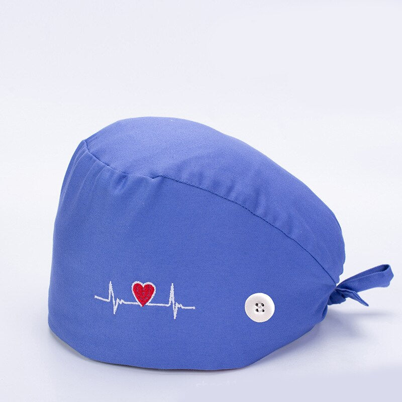 Calot chirurgical avec attache masque