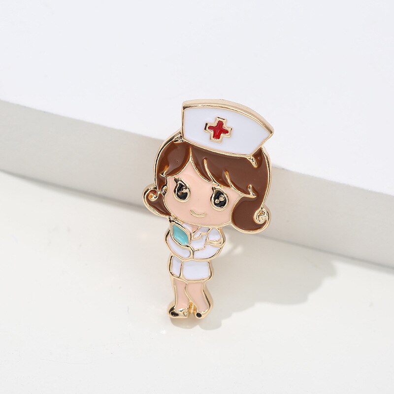Idée cadeaux, Lot de 10 broches médicales colorées