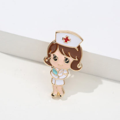 Idée cadeaux, Lot de 10 broches médicales colorées