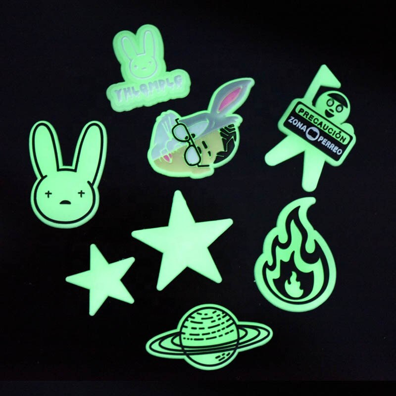 Accessoires crocs infirmières fluorescents