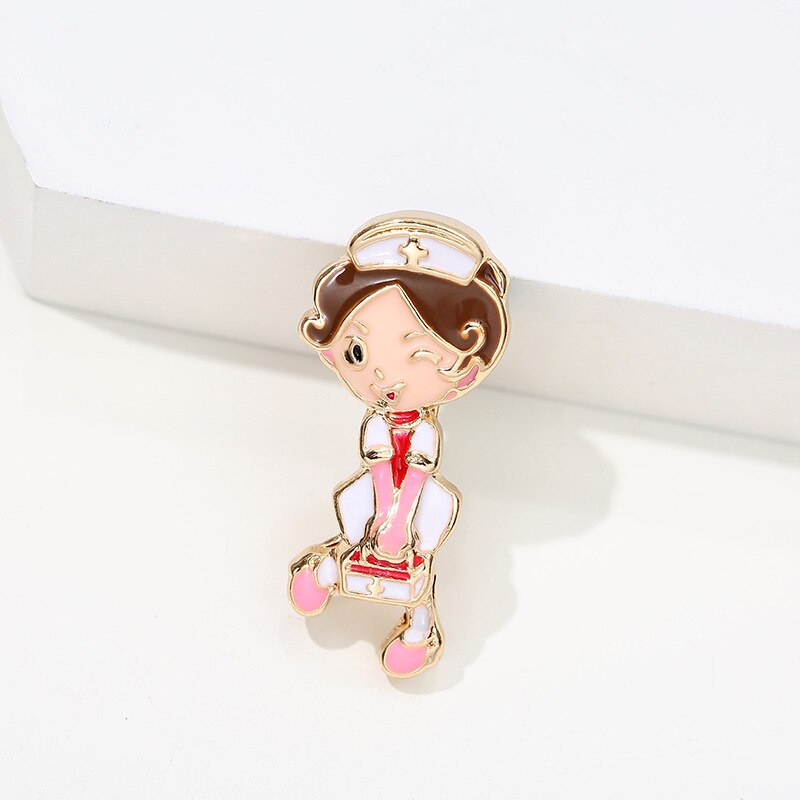 Idée cadeaux, Lot de 10 broches médicales colorées