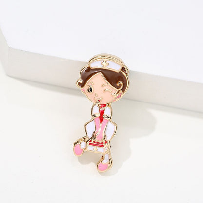 Idée cadeaux, Lot de 10 broches médicales colorées