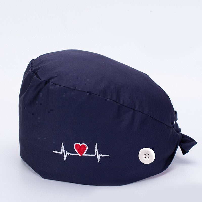 Calot chirurgical avec attache masque