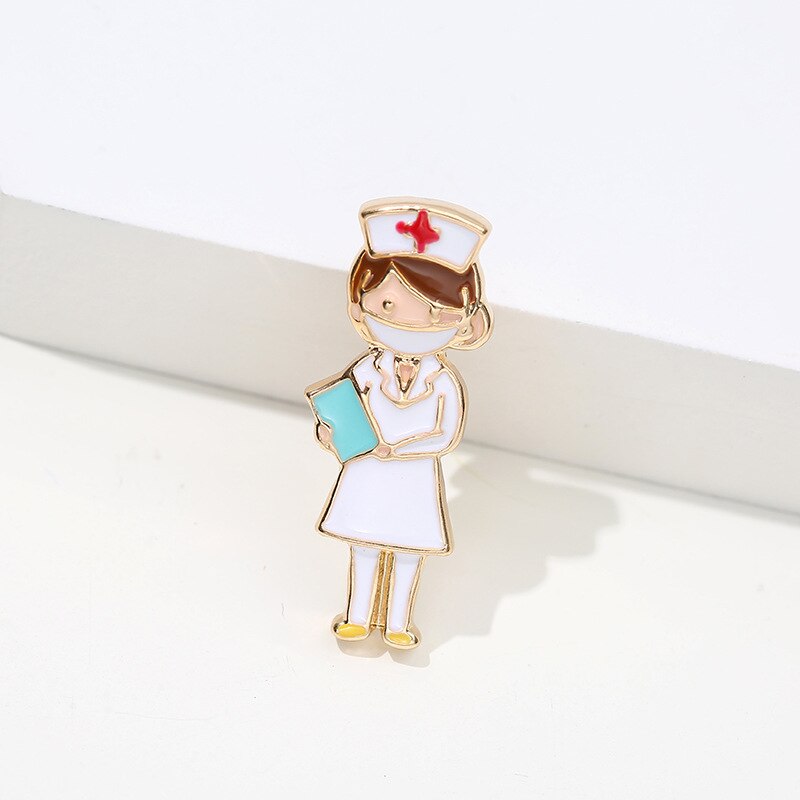 Idée cadeaux, Lot de 10 broches médicales colorées