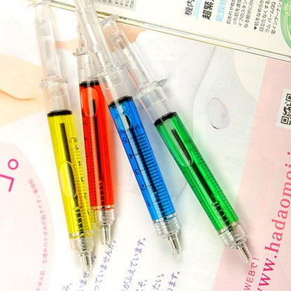 Stylo à bille à seringue créatif pour enfants écoliers, soignants  X5