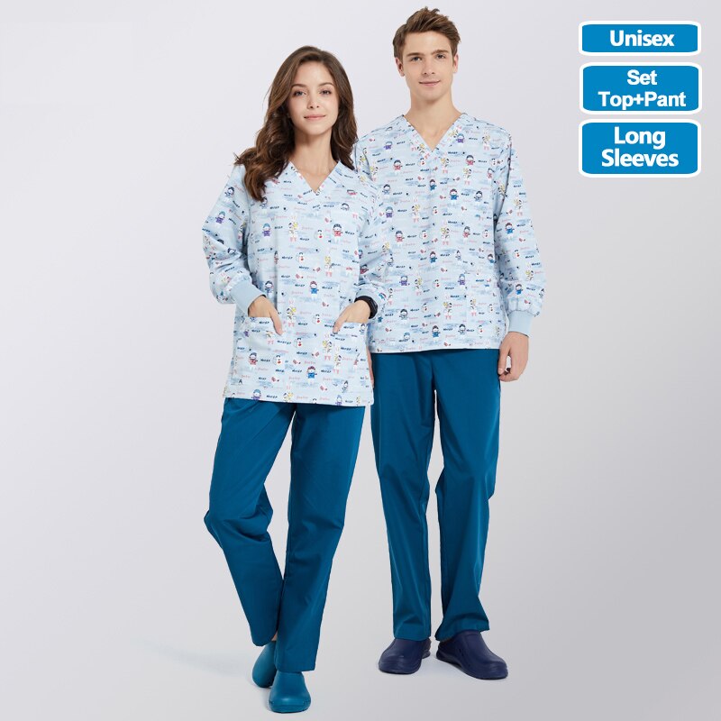Blouse médicale - Vêtement santé mixte - manche longue