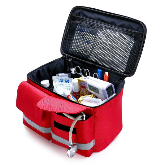 Grand sac médical rouge