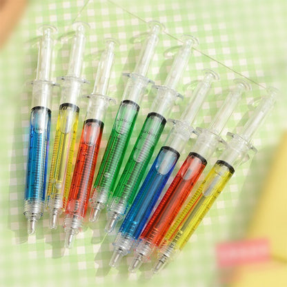 Stylo à bille à seringue créatif pour enfants écoliers, soignants  X5