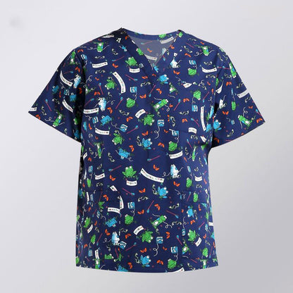 Blouse médicale - vêtement soignant mixte - haut - manche courte