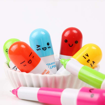 Stylo à bille capsule de vitamine