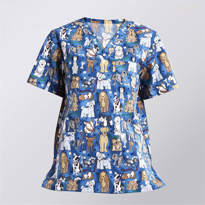 Blouse médicale - vêtement soignant mixte - haut - manche courte