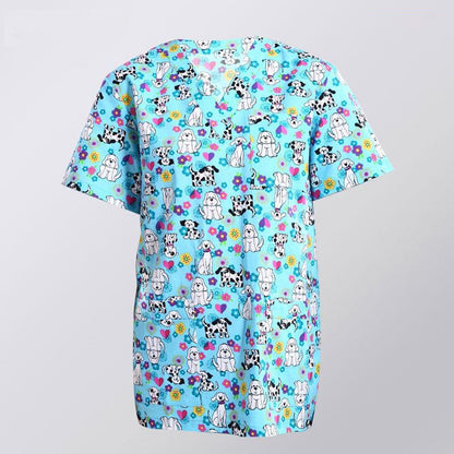 Blouse médicale - vêtement soignant mixte - haut - manche courte