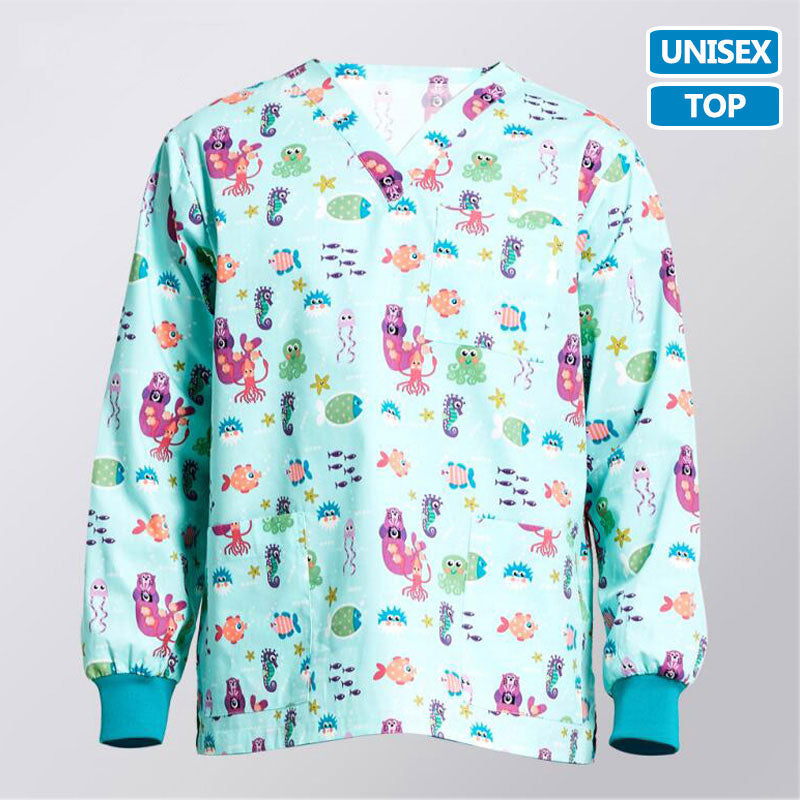 Blouse médicale - Vêtement santé mixte - manche longue