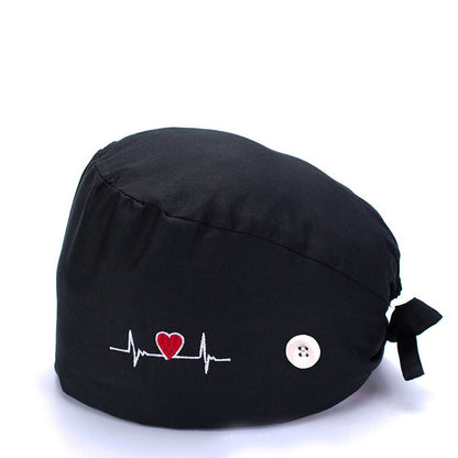 Calot chirurgical avec attache masque