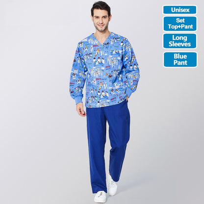 Blouse médicale - Vêtement santé mixte - manche longue