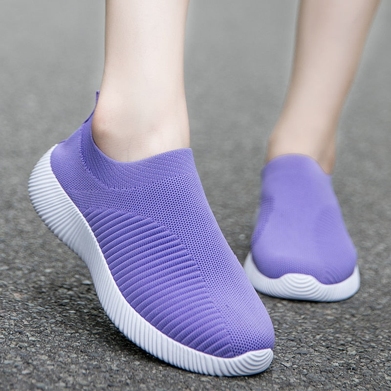 chaussures soignants légères violètes