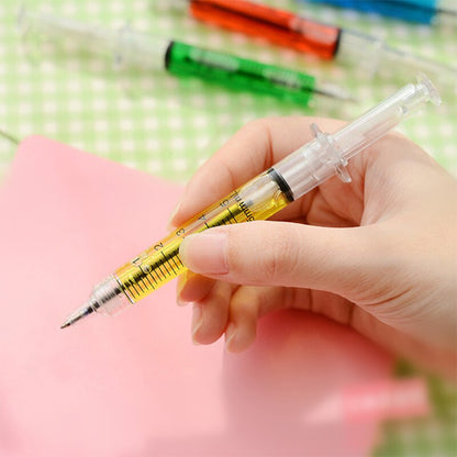 Stylo à bille à seringue créatif pour enfants écoliers, soignants  X5