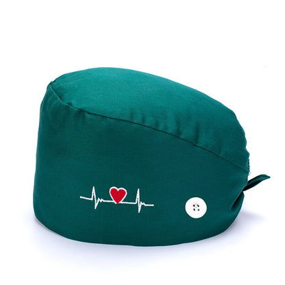 Calot chirurgical avec attache masque