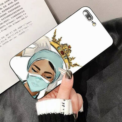 Coque de téléphone portable pour soignants