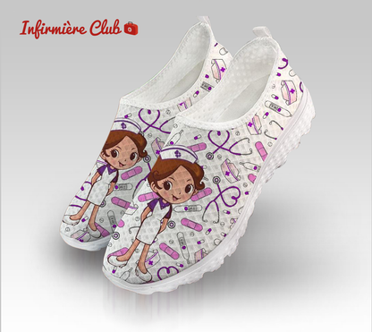 chaussures soignants légères blanches