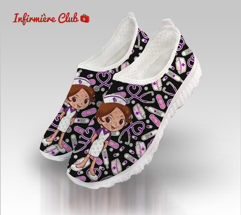 chaussures soignants légères noires